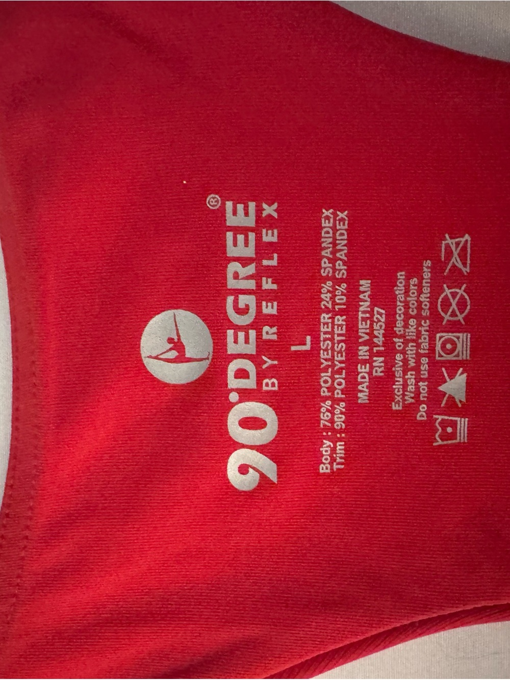 Reflex Red Racerback Tank Top - Picture 2 of 2